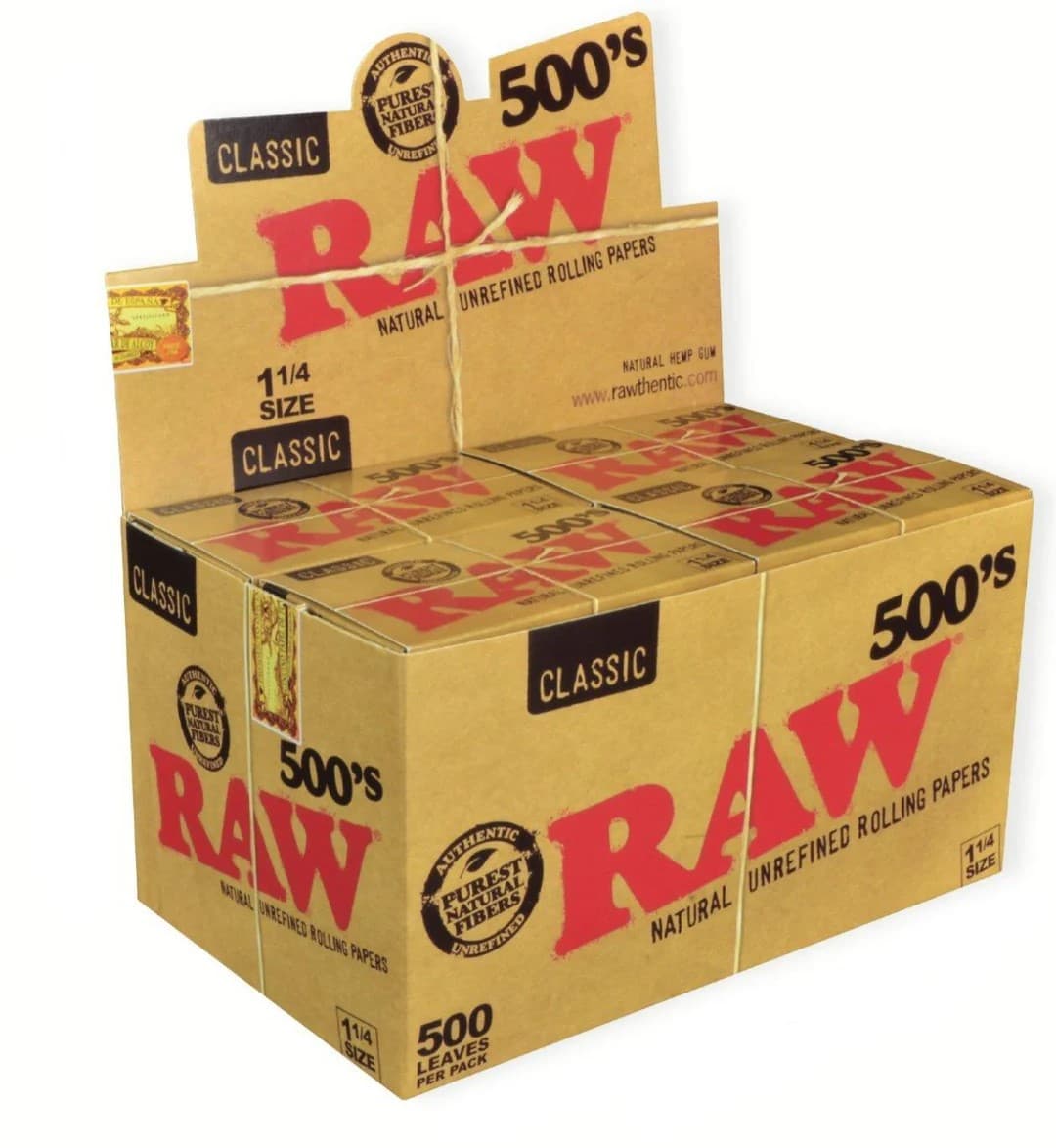 Raw Paper-Classic (500's) (20/Box- 1-1/4)