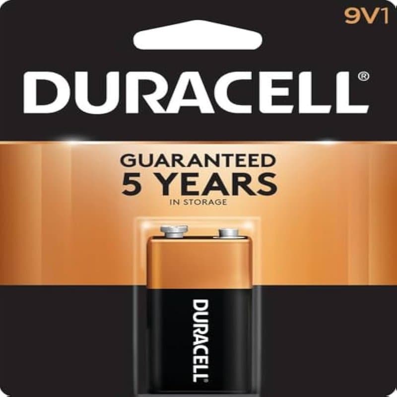 Duracel 9V Battery (1 Pack)