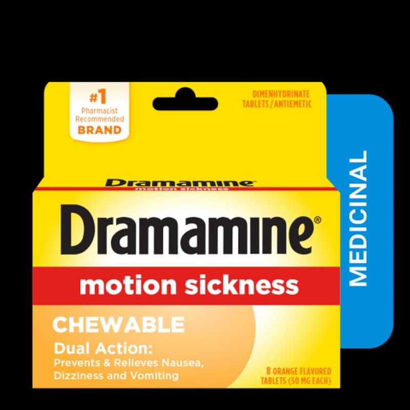 Dramamine - Motion sickness relief (Chewable tablets 12x2)