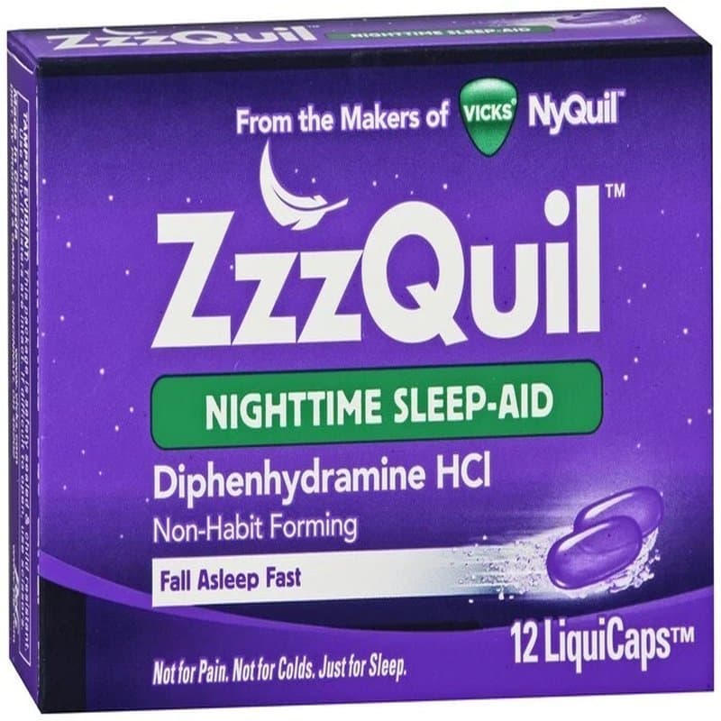 ZZZQuil Nighttime Sleep-Aid LiquiCaps (12ct)