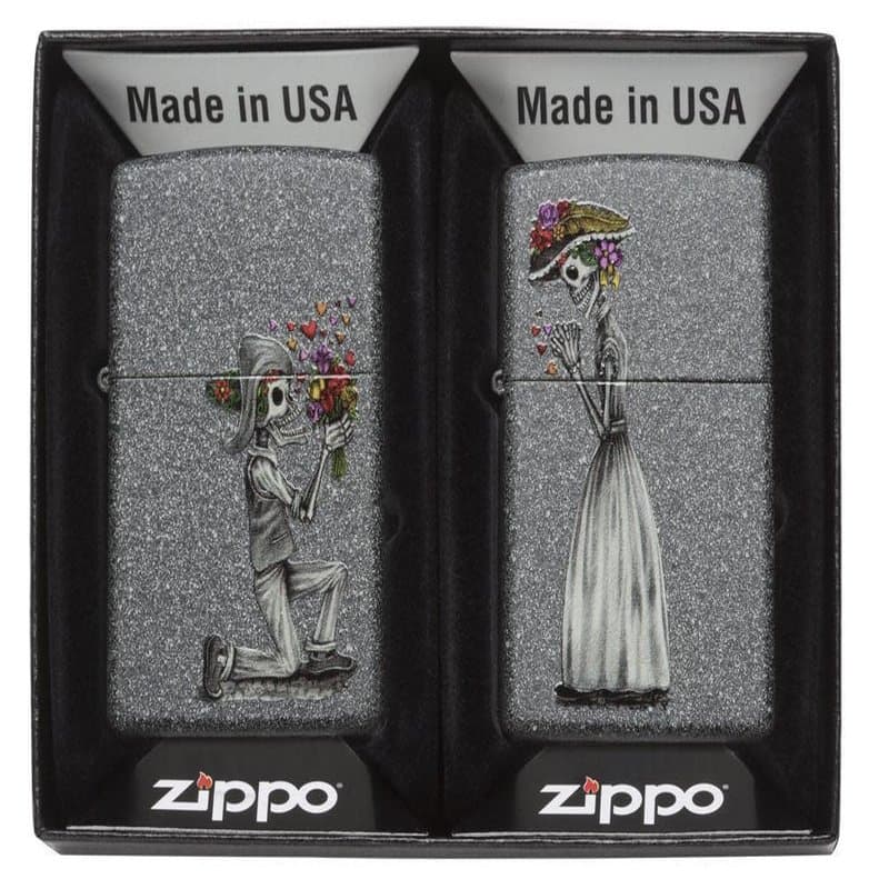 Zippo Lighter Couple Set