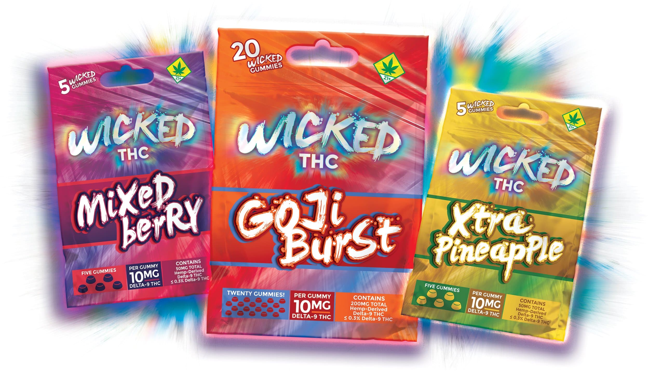 Wicked Gummies (Delta-9/50 mg)