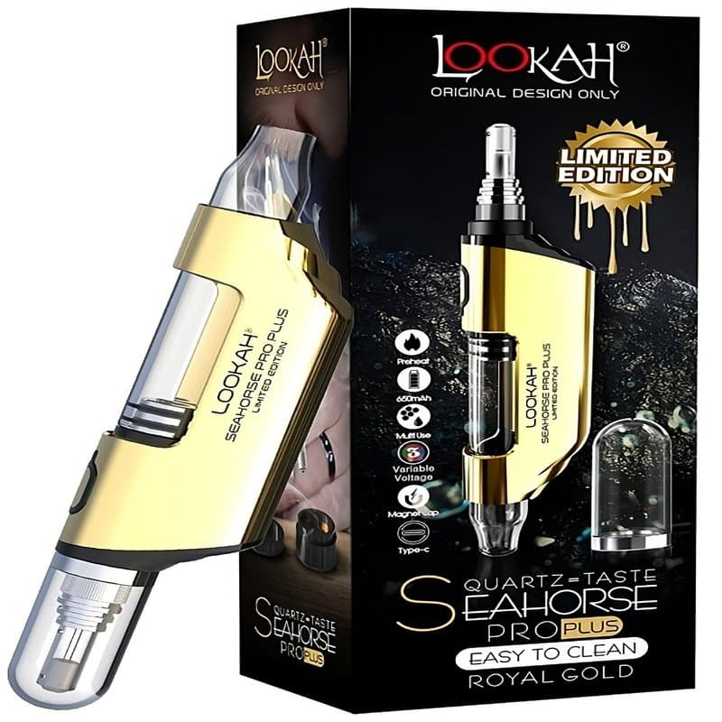 Lookah Seahorse Pro Plus Electric Nectar Collector (Royal Gold Limited Edition)