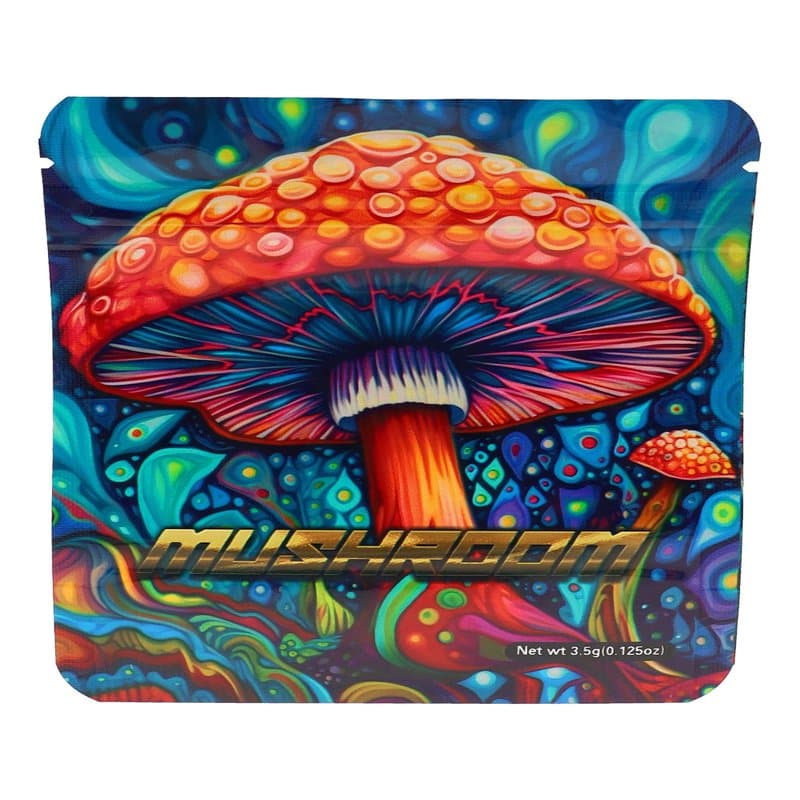 Mushroom Mylar bags (50 pack 1/8 oz)